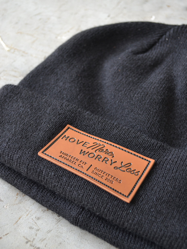 MOVE MORE WORRY LESS BEANIE