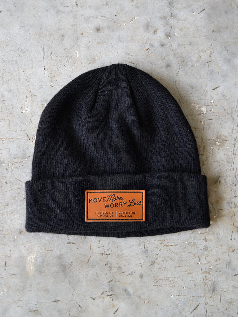 MOVE MORE WORRY LESS BEANIE