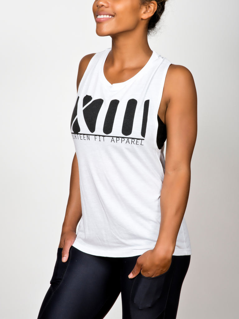 NEGATIVE SPACE LADIES MUSCLE TANK