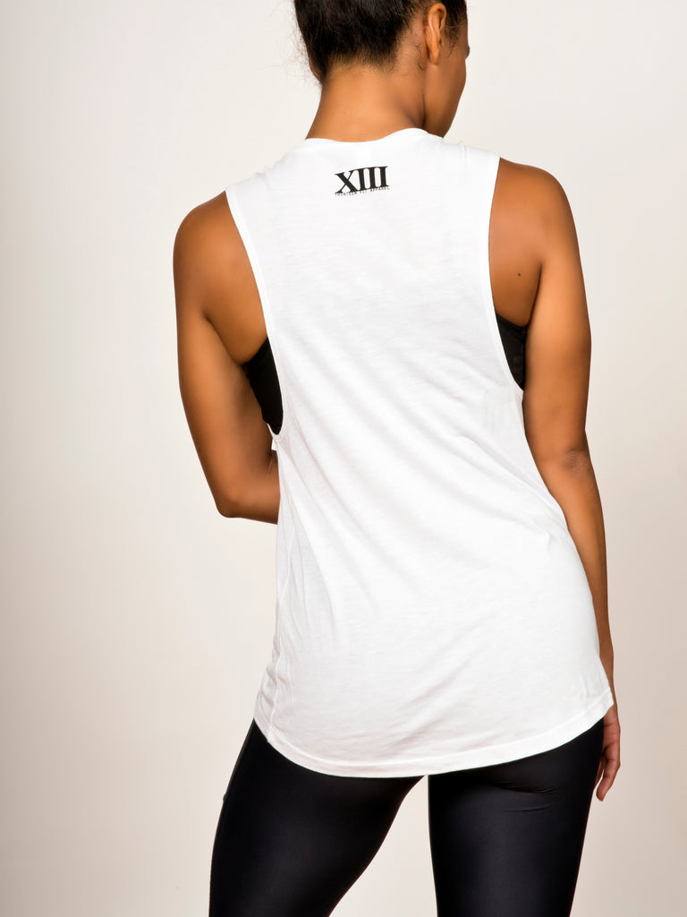 NEGATIVE SPACE LADIES MUSCLE TANK