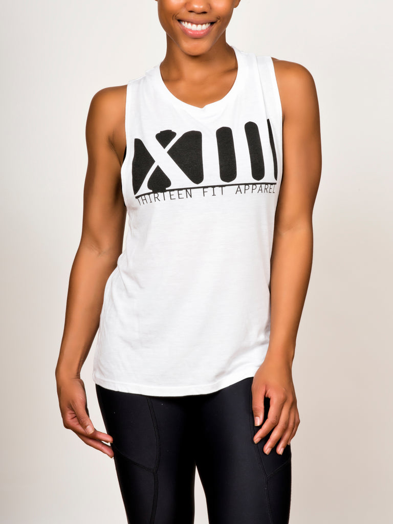 NEGATIVE SPACE LADIES MUSCLE TANK